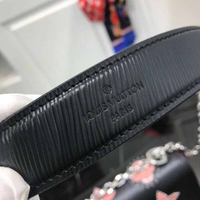 Louis Vuitton Epi Leather Twist MM Black M52131