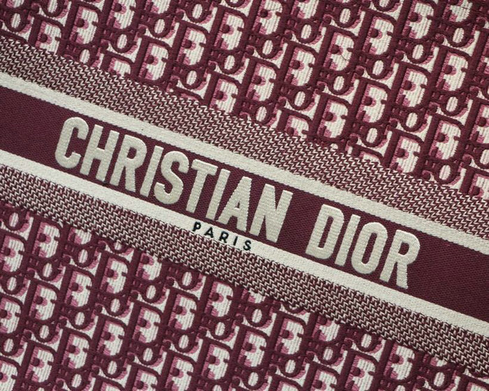 Dior Oblique Book Tote Red D32604