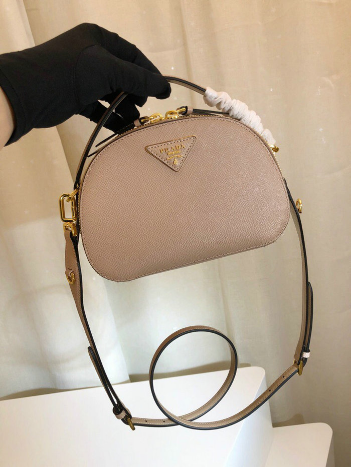 Prada Odette Saffiano Leather Bag Light Pink 1BH123
