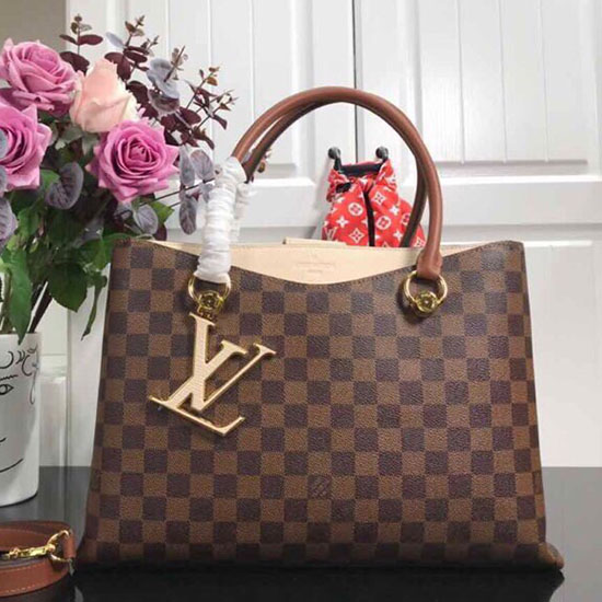 Louis Vuitton Damier Ebene Canvas LV Riverside Cream N40052