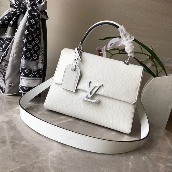 Louis Vuitton Epi Leather Grenelle PM White M53694