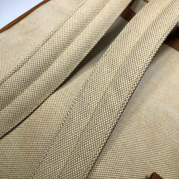 Gucci Vintage Canvas Backpack Beige 575063