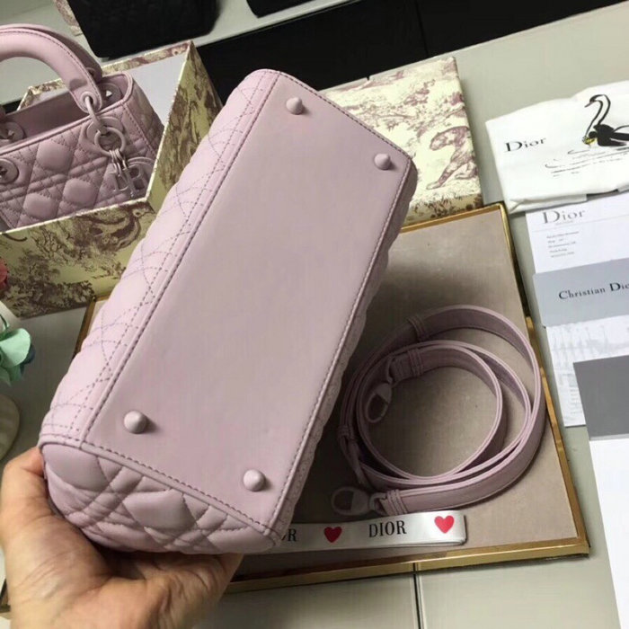 Lady Dior Ultra-Matte Bag Purple D92401