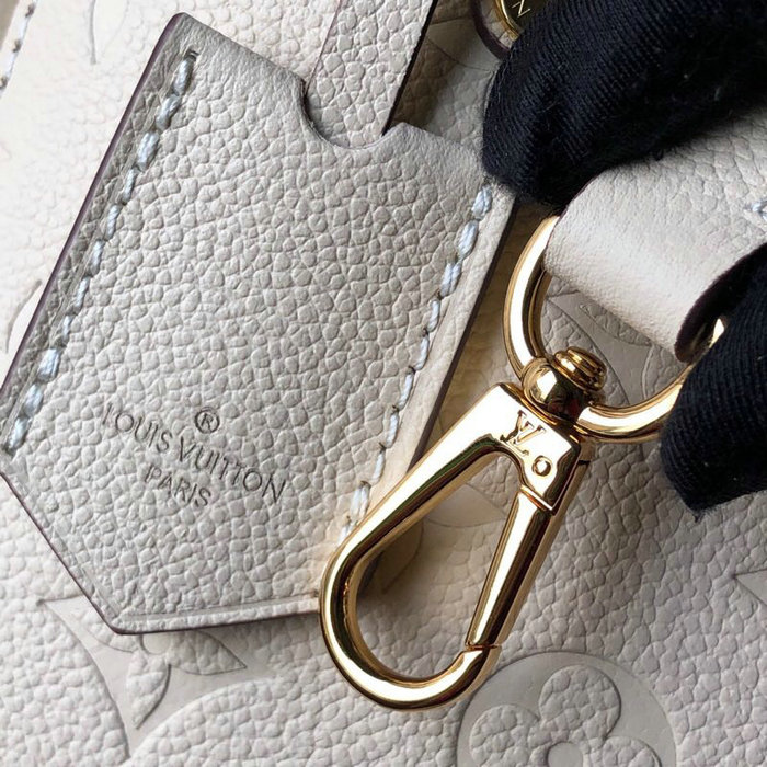 Louis Vuitton Monogram Empreinte Montaigne BB Cream M41053