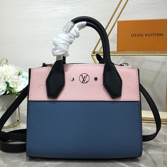 Louis Vuitton City Steamer Mini Blue and Pink M53804