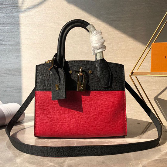 Louis Vuitton City Steamer Mini Red and Black M53804