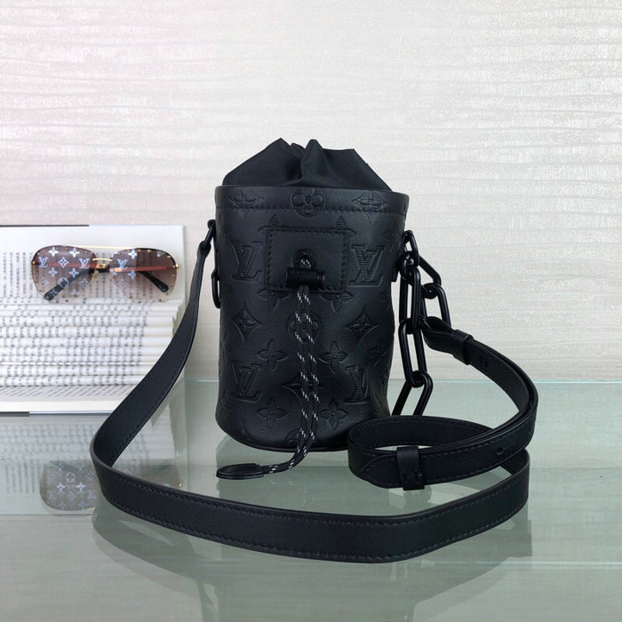 Louis Vuitton Monogram Leather Chalk Nano Bag M44628