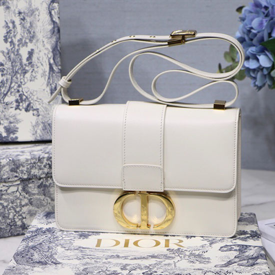 Dior 30 Montaigne Calfskin Bag Off-white M9203