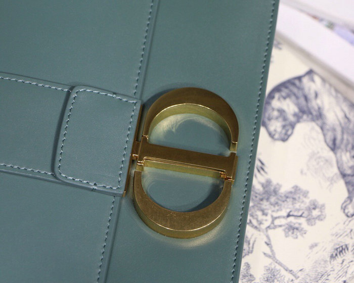 Dior 30 Montaigne Calfskin Bag Storm Blue M9203