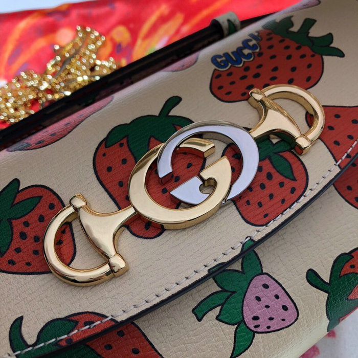 Gucci Zumi Strawberry Print Mini Bag 564718