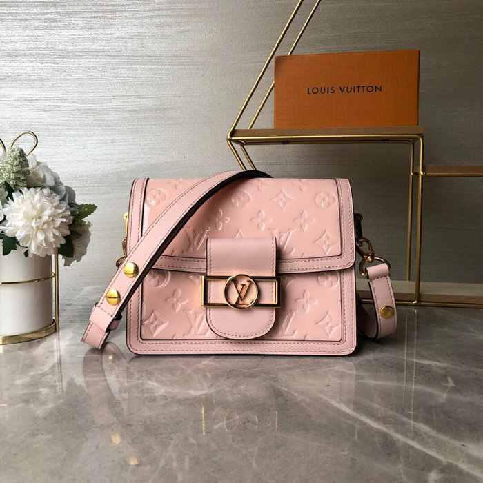 Louis Vuitton Monogram Vernis Mini Dauphine Pink M44580