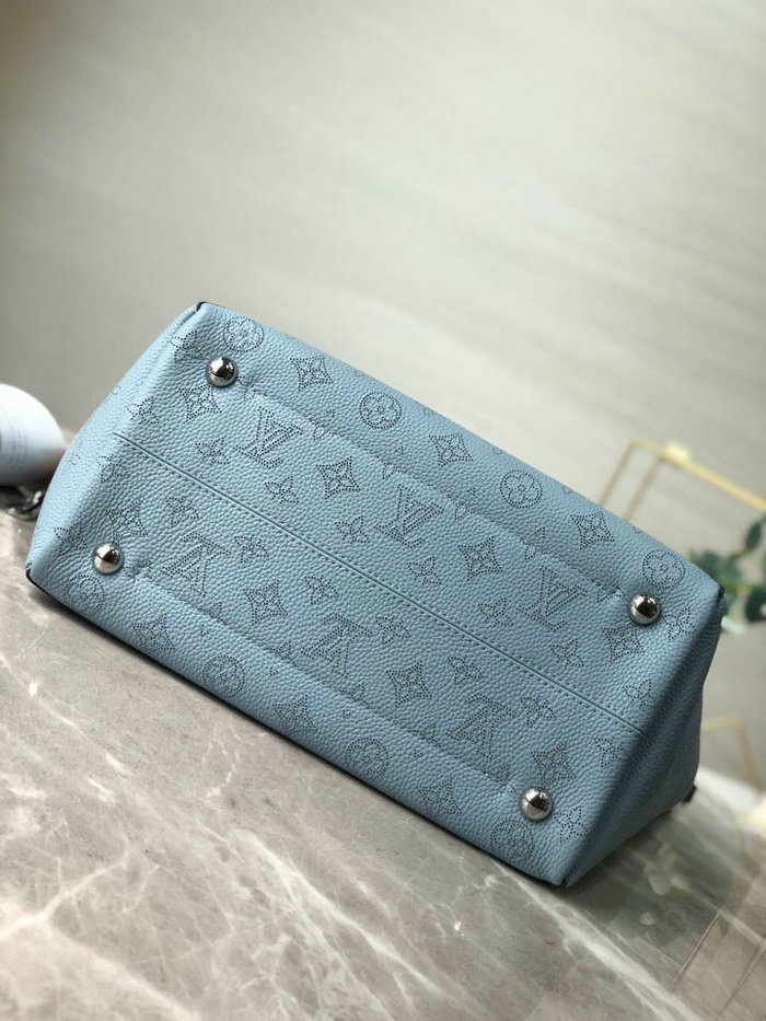 Louis Vuitton Mahina leather HINA PM Blue M53140