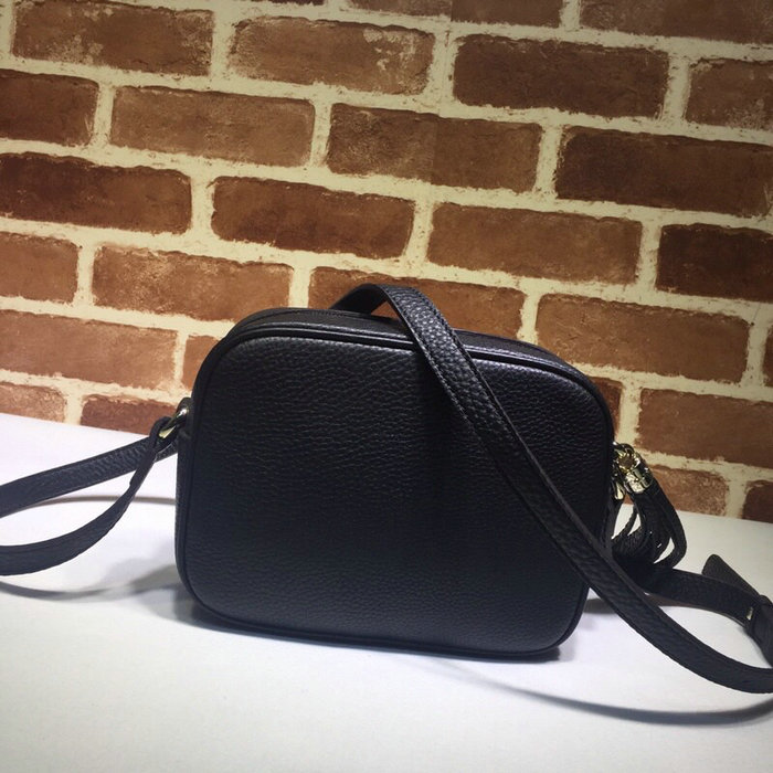 Gucci Soho Leather Disco Bag Black 308364