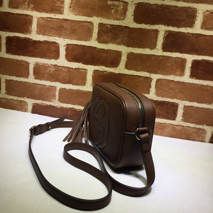 Gucci Soho Leather Disco Bag Brown 308364