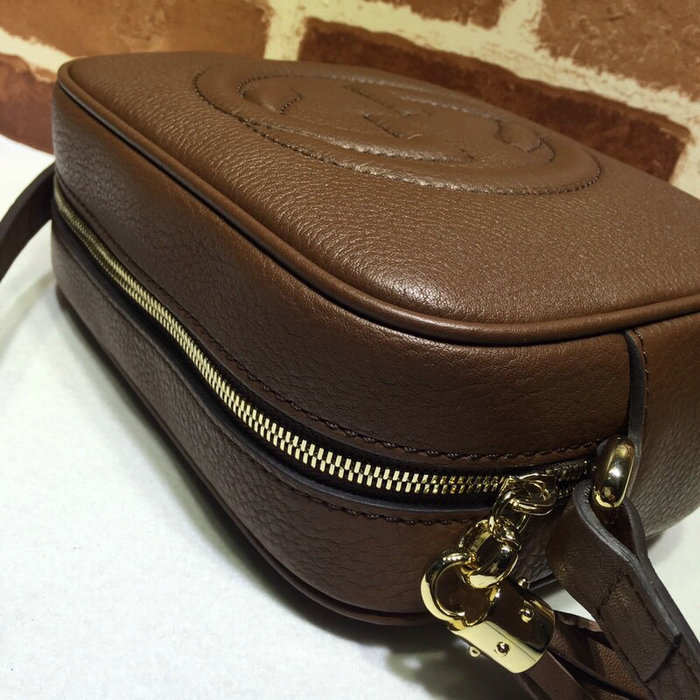 Gucci Soho Leather Disco Bag Brown 308364