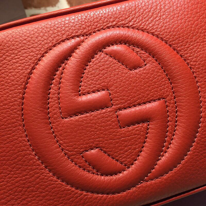 Gucci Soho Leather Disco Bag Pink 308364