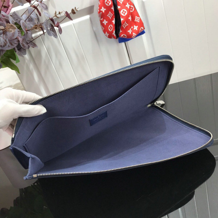 Louis Vuitton Epi Leather Pochette Jour GM Blue M68199