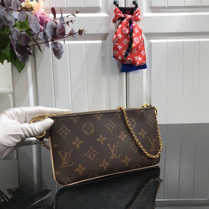 Louis Vuitton Monogram Canvas Milla MM Pochette M60094