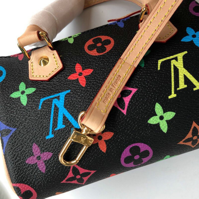 Louis Vuitton Monogram Multicolore Nano Speedy Blanc M92645