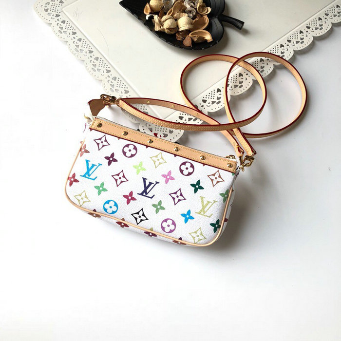 Louis Vuitton Monogram Multicolore Pochette Accessoires White M92649