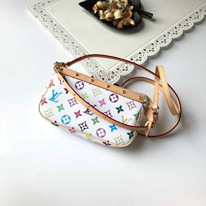 Louis Vuitton Monogram Multicolore Pochette Accessoires White M92649