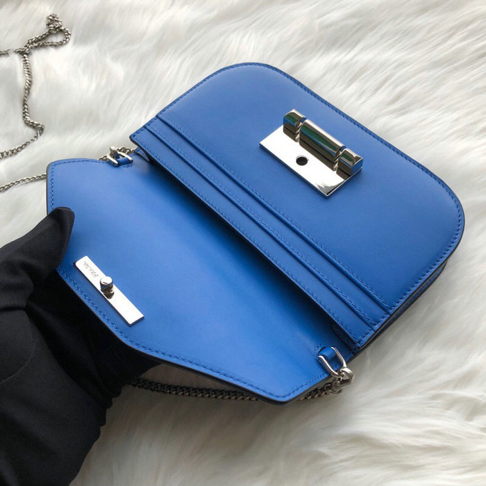 Prada Sybille Leather Mini Bag Blue 1DH011