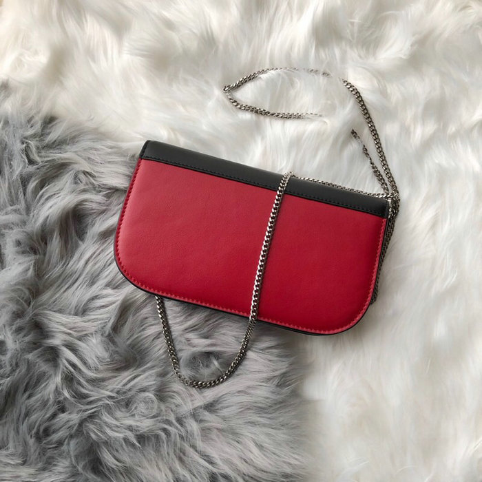 Prada Sybille Leather Mini Bag Red 1DH011