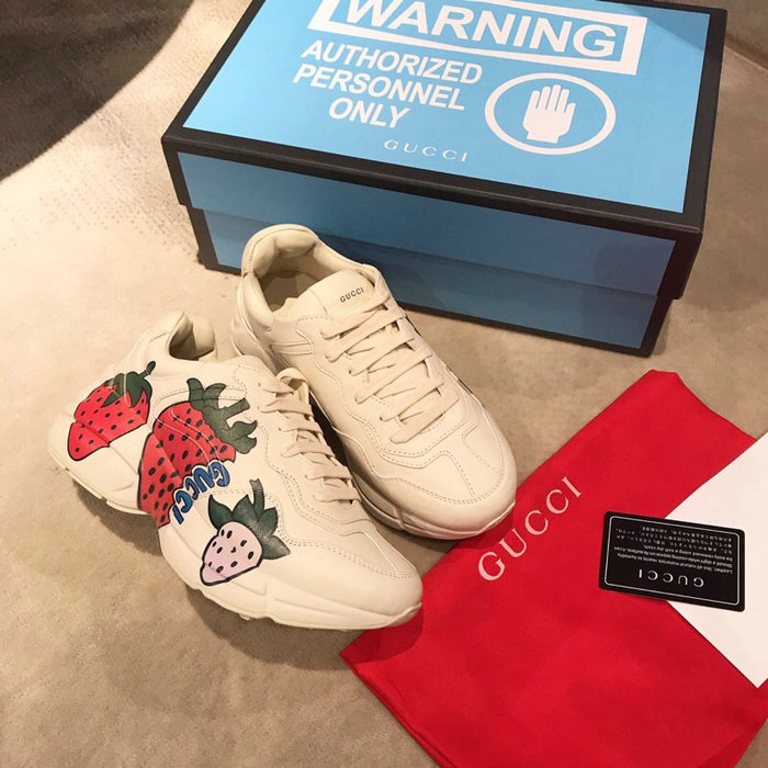 Rhyton Gucci Leather Sneaker 27073