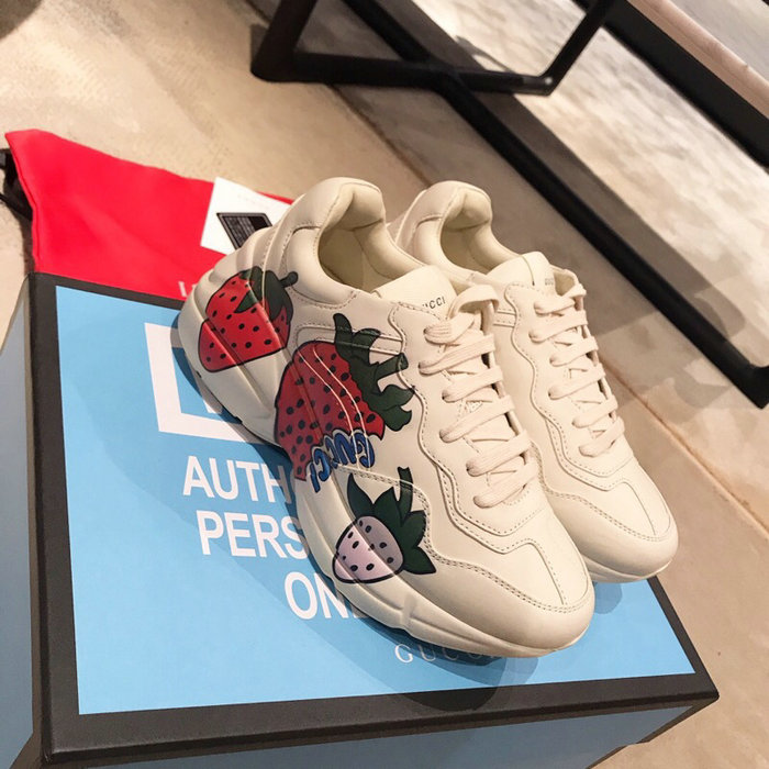 Rhyton Gucci Leather Sneaker 27073