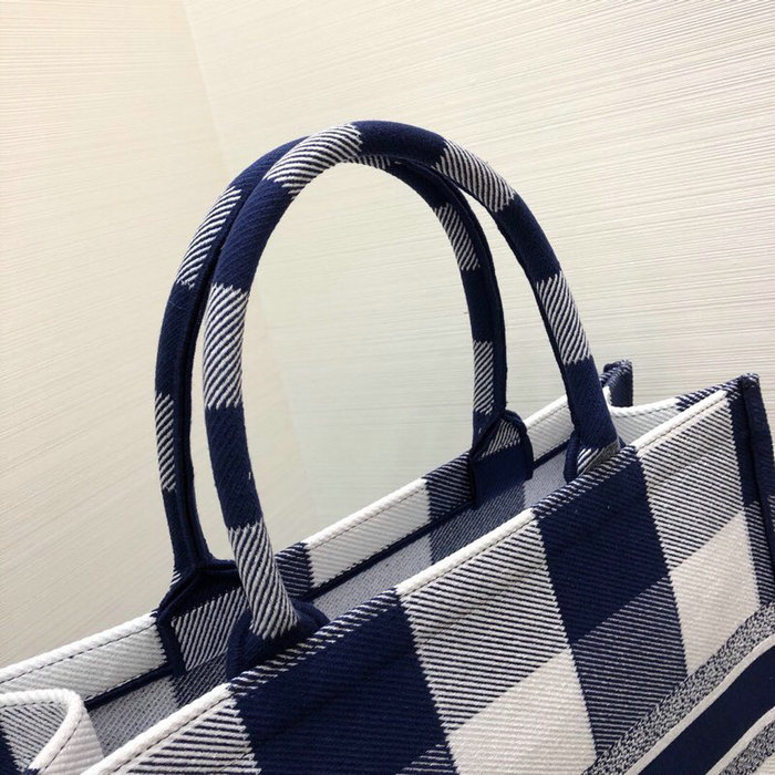 Dior Oblique Book Tote Blue D07084