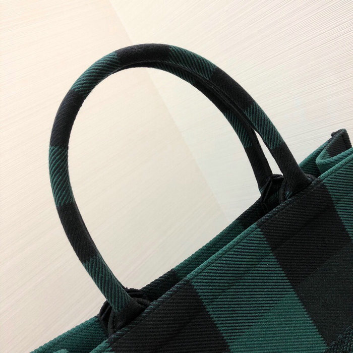 Dior Oblique Book Tote Green D07084