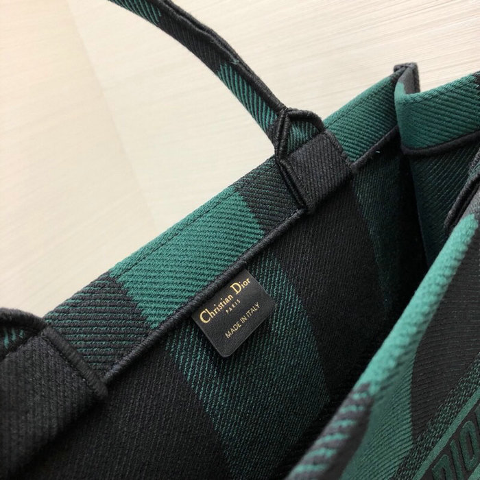 Dior Oblique Book Tote Green D07084