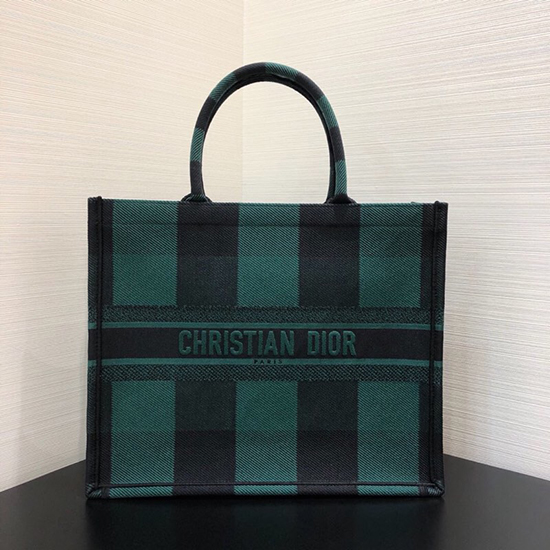 Dior Oblique Book Tote Green D07084