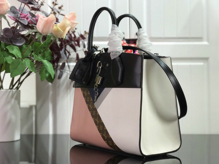 Louis Vuitton City Steamer MM Blanc Rose M55062