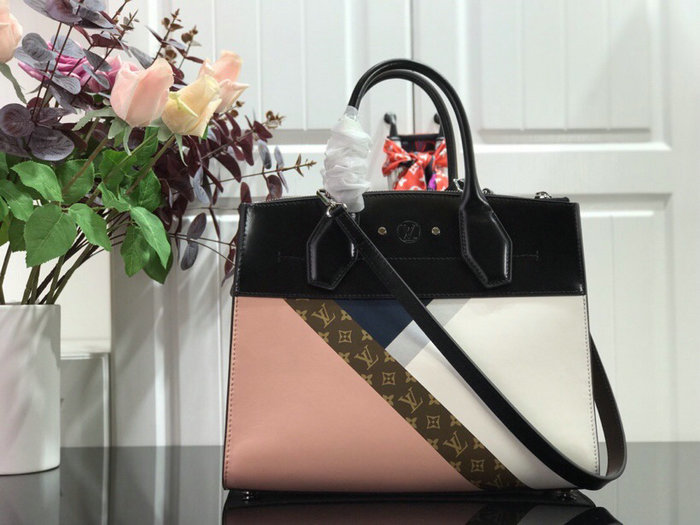 Louis Vuitton City Steamer MM Blanc Rose M55062