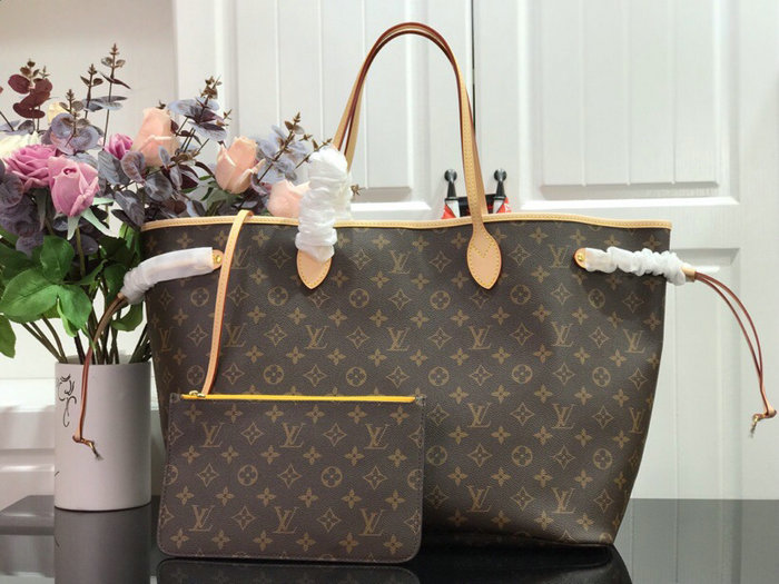 Louis Vuitton Monogram Canvas Neverfull GM Yellow M40990