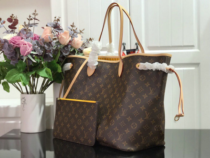 Louis Vuitton Monogram Canvas Neverfull GM Yellow M40990