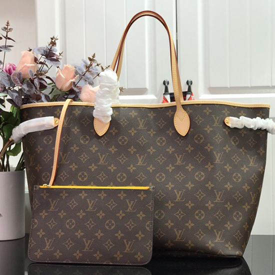 Louis Vuitton Monogram Canvas Neverfull GM Yellow M40990