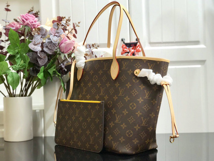 Louis Vuitton Monogram Canvas Neverfull PM Yellow M41000