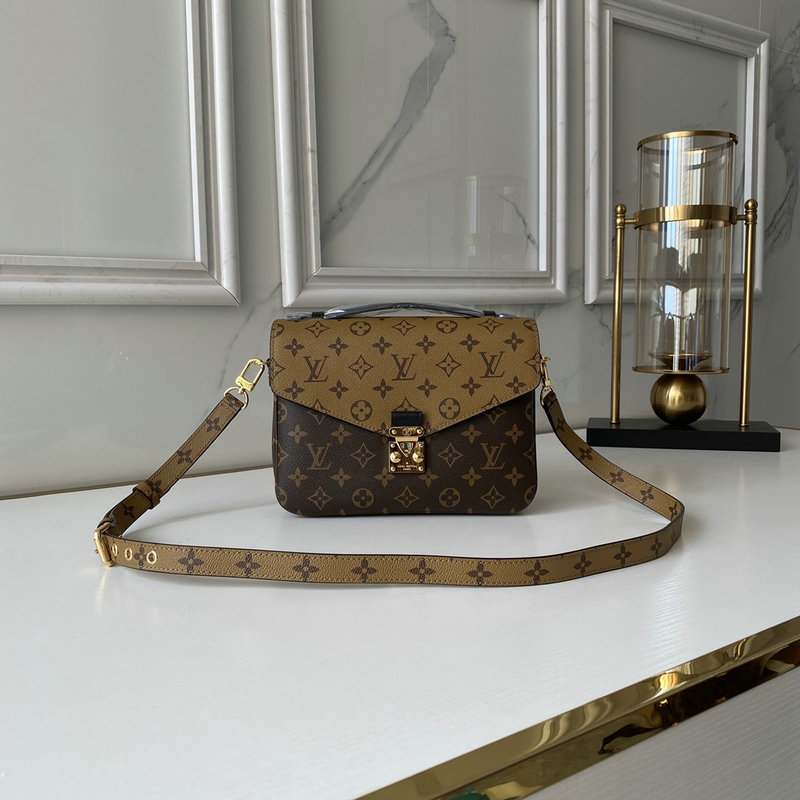 Louis Vuitton Monogram Reverse Canvas Pochette Metis M41465