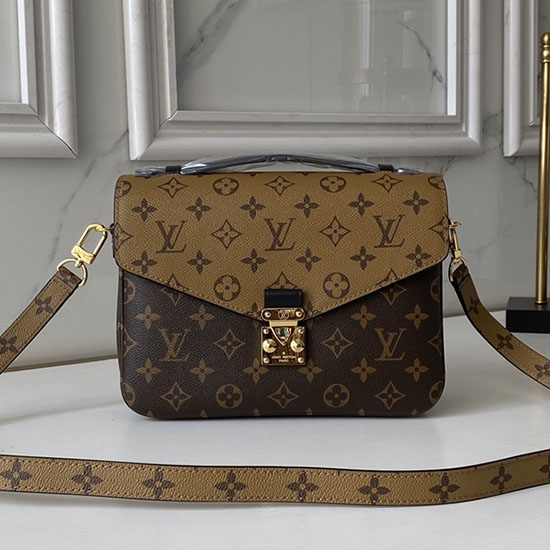 Louis Vuitton Monogram Reverse Canvas Pochette Metis M41465