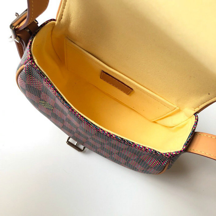 Louis Vuitton Printed Calf Leather Tambourin M55460