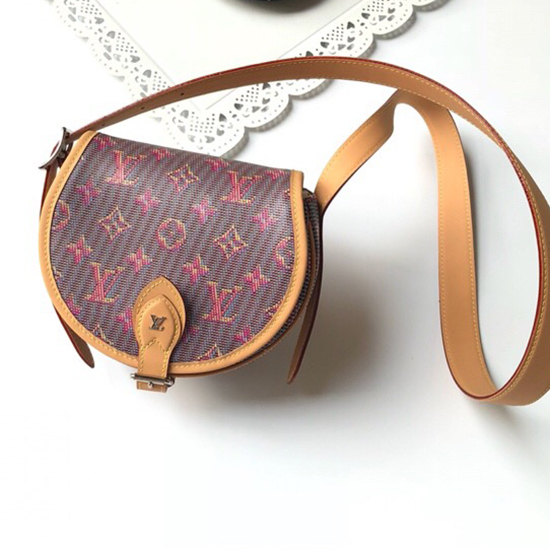 Louis Vuitton Printed Calf Leather Tambourin M55460