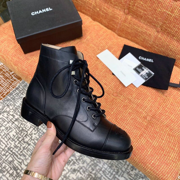 Chanel Calfskin Boots Black CS14086