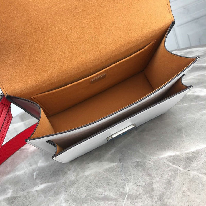 Louis Vuitton Epi Leather Shoulder Bag White M50377