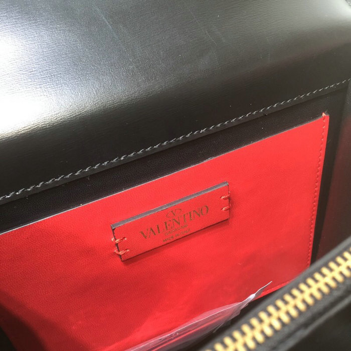 Valentino Small VSling Smooth Calfskin Shoulder Bag Black VB0007