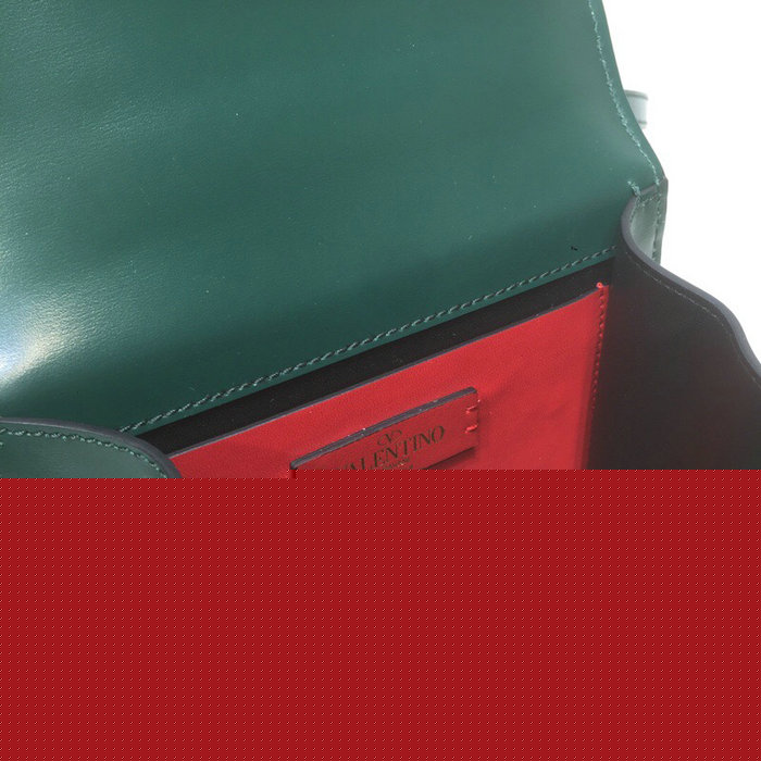 Valentino Small VSling Smooth Calfskin Shoulder Bag Green VB0005