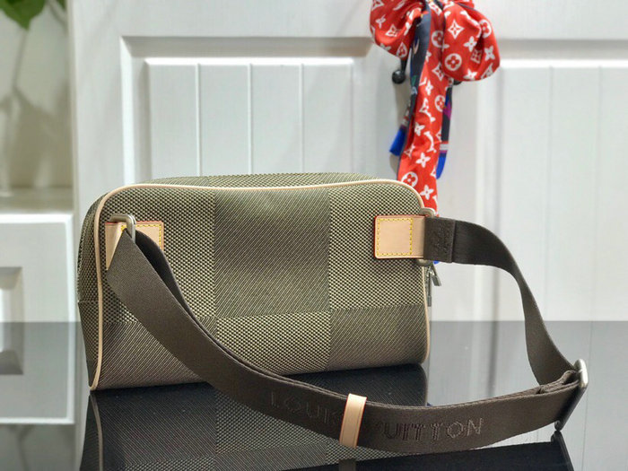 Louis Vuitton Canvas Belt Bag Green M93619