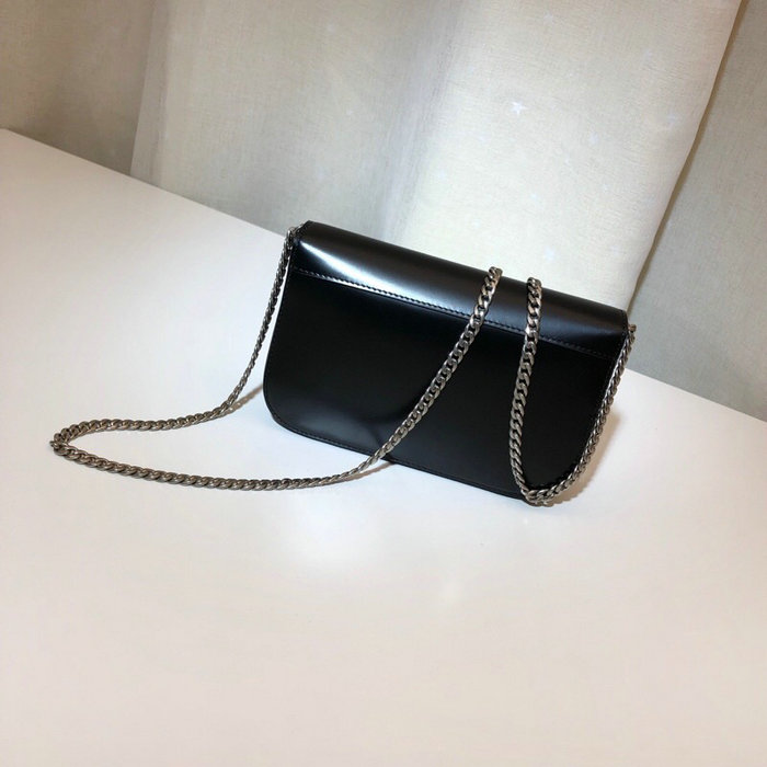 Prada Sybille Leather Bag Black 1BD170