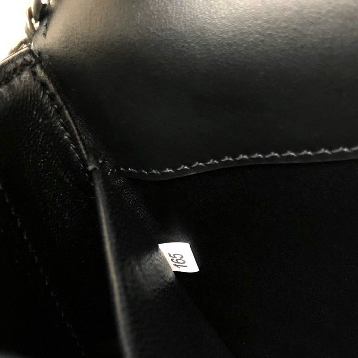 Prada Sybille Leather Bag Black 1BD170